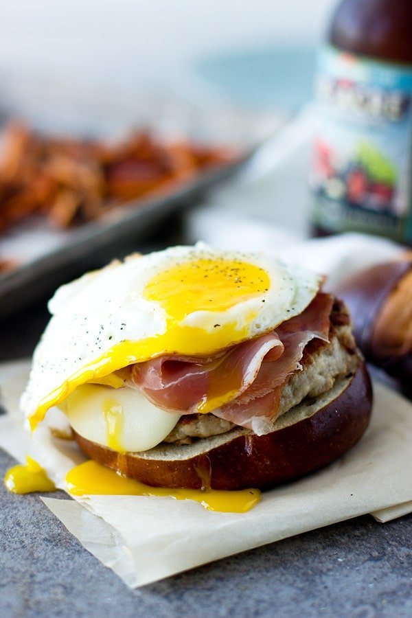 Croque Madame Chicken Burgers 4