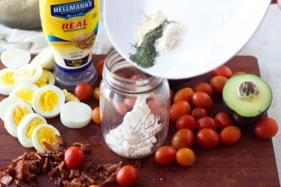 Creamy Cobb Pasta Salad - Cooking for Keeps