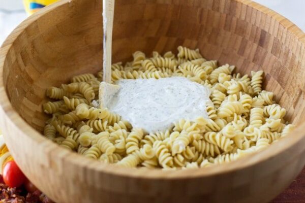 Creamy Cobb Pasta Salad - Cooking for Keeps