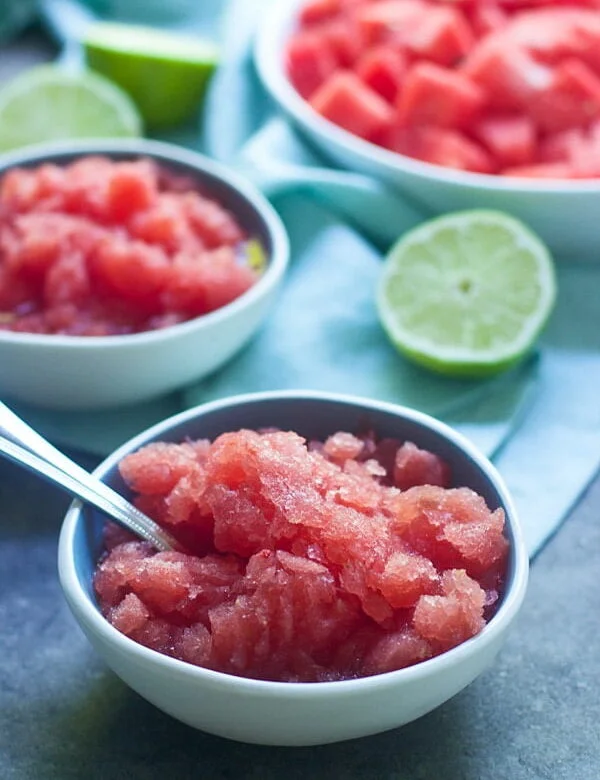 Watermelon Margarita Granita