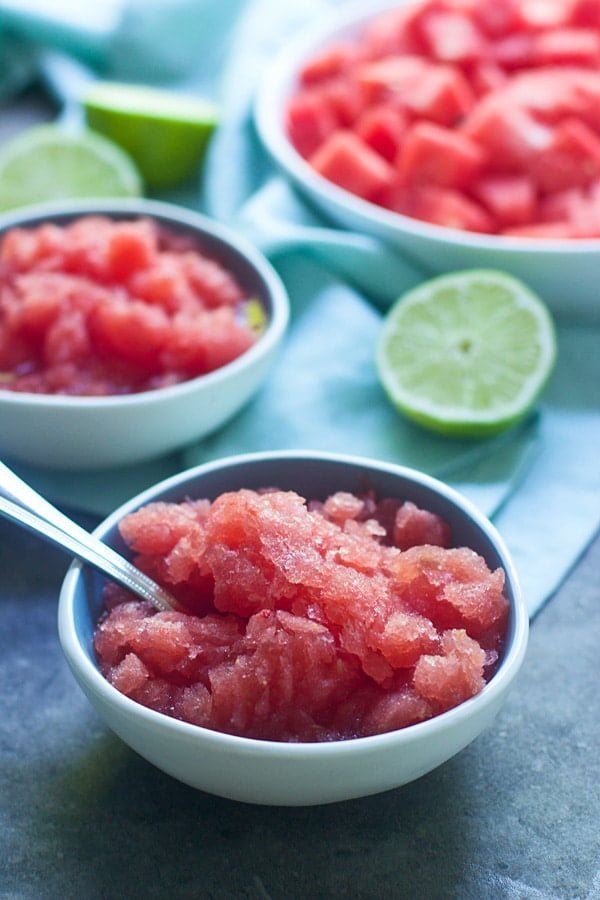 Watermelon Margarita Granita