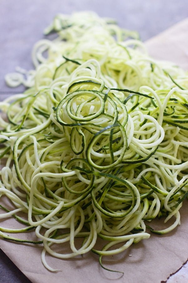 Grilled Summer Zucchini and Whole-Wheat Spaghetti 2