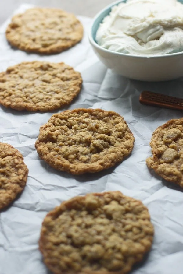 Homemade Salted Caramel Oatmeal Cream Pies