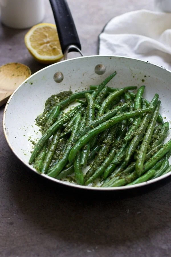 Brown Butter Pesto Green Beans 4
