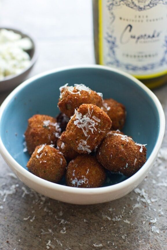 Fried Blue Cheese Stuffed Olives Cooking for Keeps