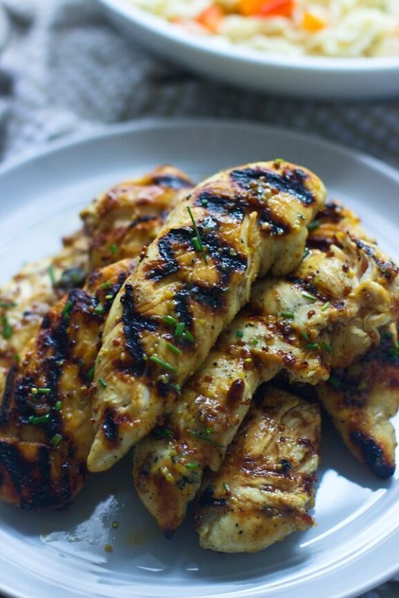Grilled Honey Mustard Chicken Tenders Cooking for Keeps