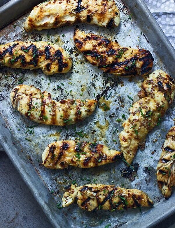 Grilled Honey Mustard Chicken Tenders