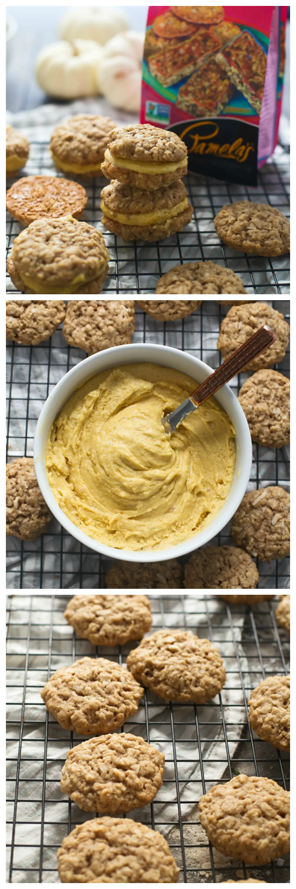 atmeal and Coconut Cream Pies with Pumpkin Brown Butter Frosting