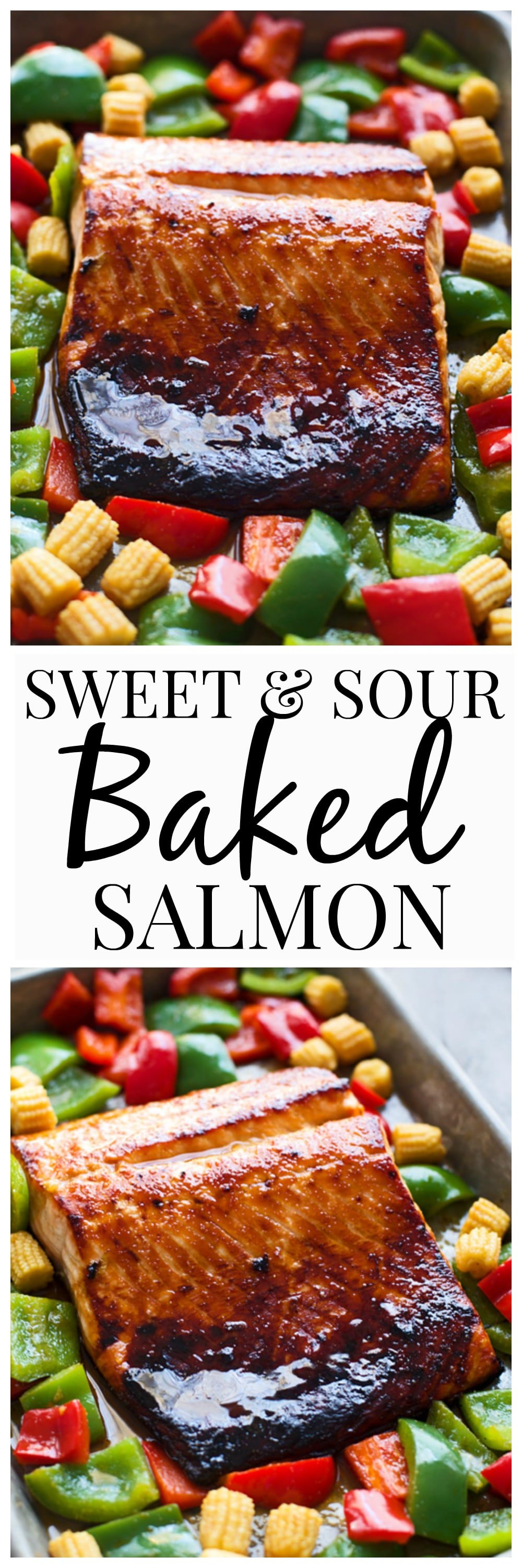 Sweet and Sour Baked Salmon