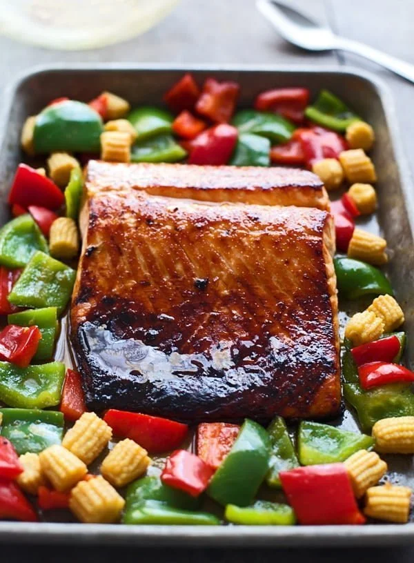 Sweet and Sour Baked Salmon