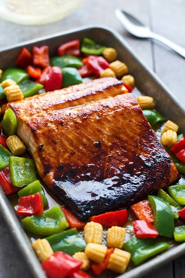 Sweet and Sour Baked Salmon