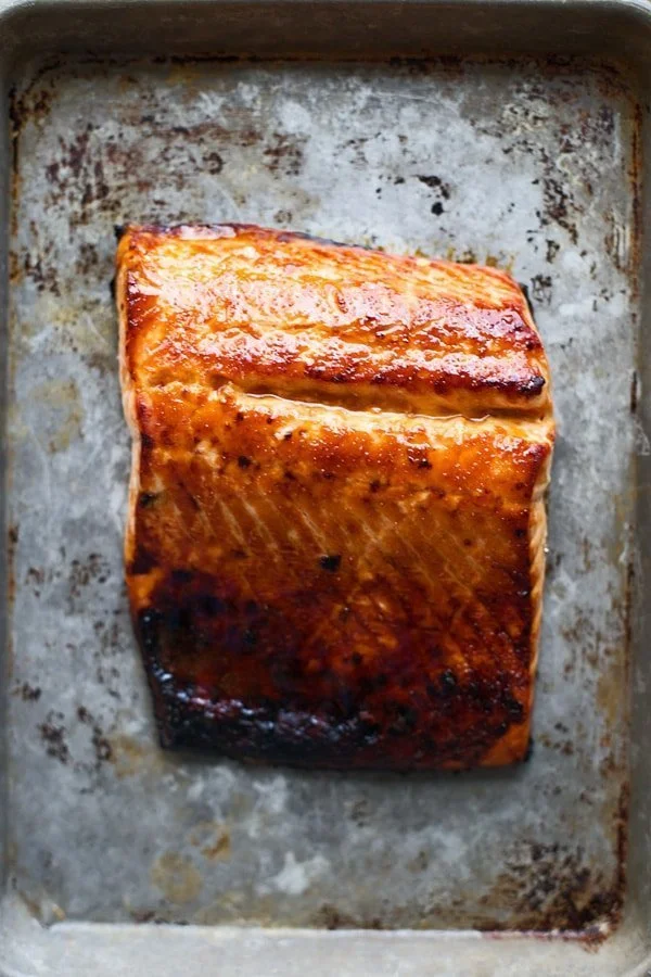 Sweet and Sour Baked Salmon