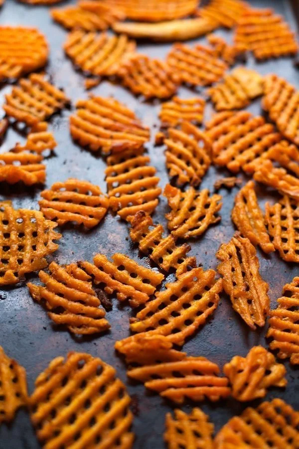 Brie & Brown Sugar Bacon Sweet Potato Fries