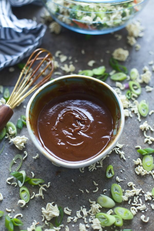 Broccoli Ramen Salad with Peanut Sauce