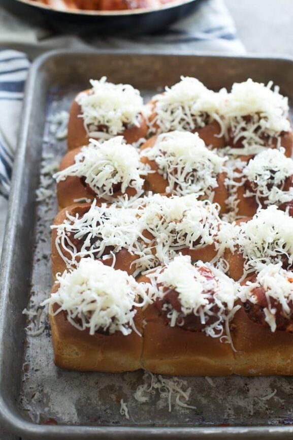 Cheesy Garlic Bread and Meatball Rolls Cooking for Keeps
