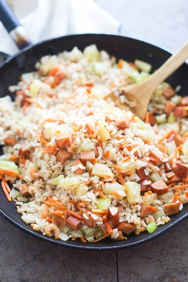 Copycat Kona Grill Fried Rice (AKA The BEST fried rice)