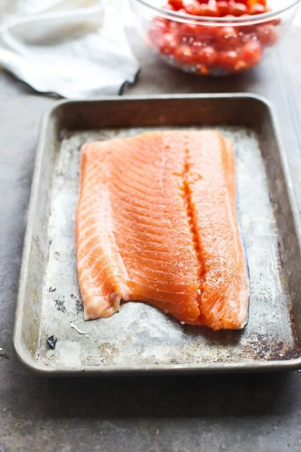 Whole filet of salmon 