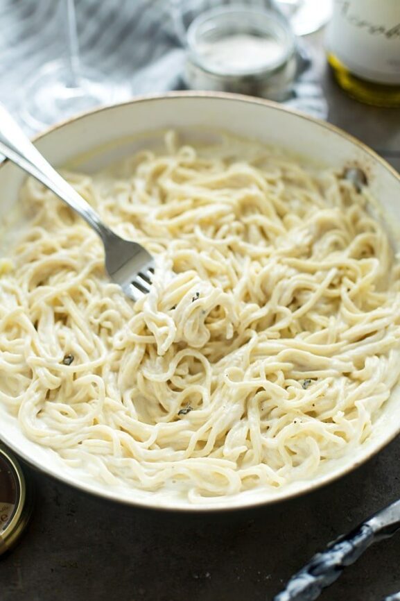 Truffle Pasta with Triple Truffle Cream Sauce Cooking for Keeps