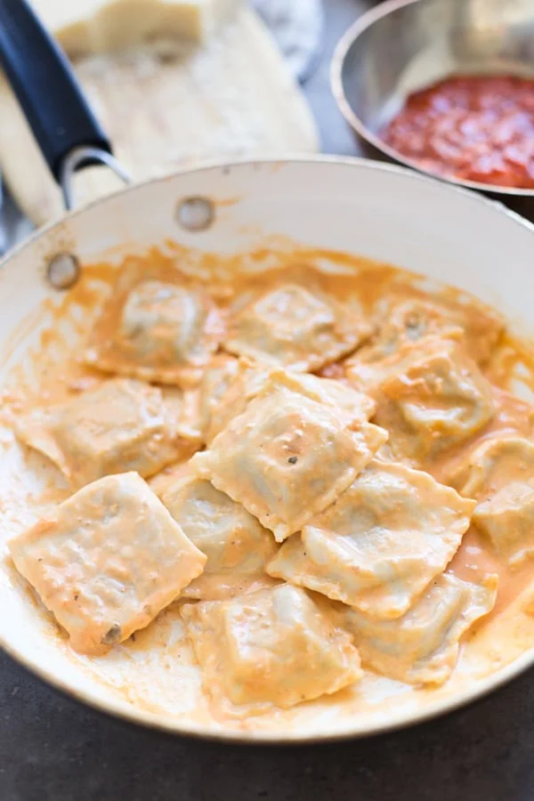 Homemade Bolognese Ravioli