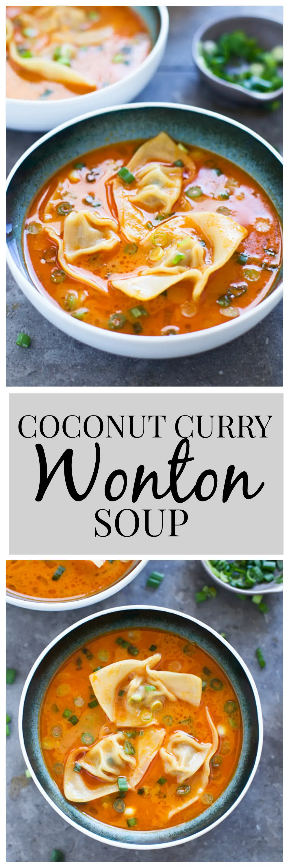 Coconut Curry Wonton Soup