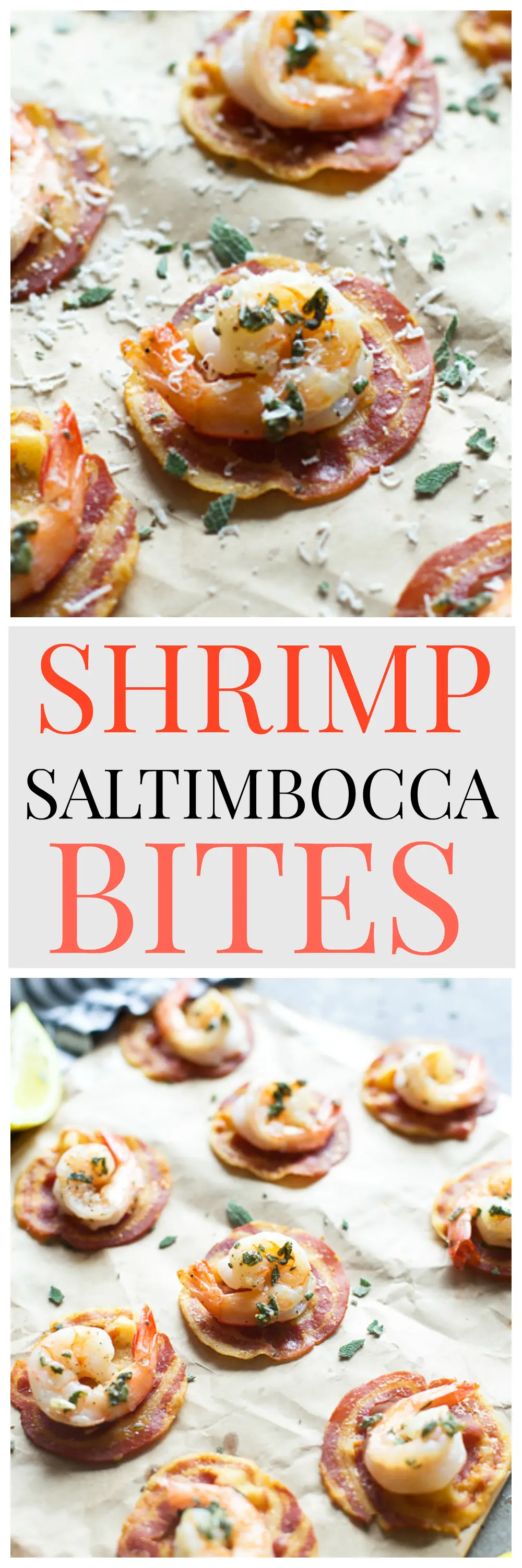 Shrimp Saltimbocca Bites
