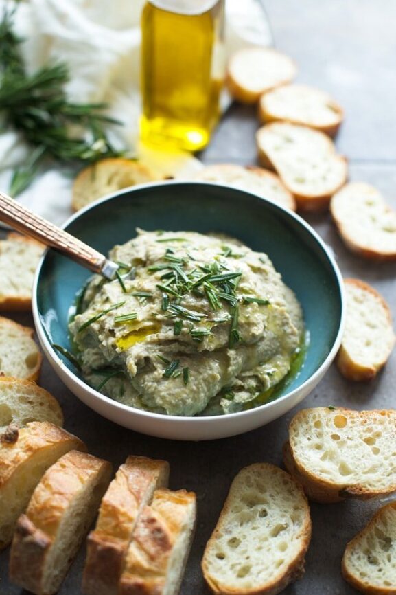 Rosemary Brown Butter White Bean Dip Cooking for Keeps