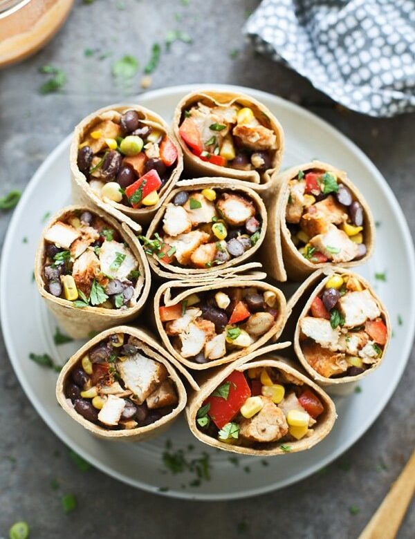 Barbecue Ranch Chicken Wraps