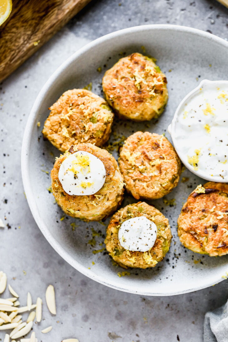 Crispy Baked Lemon Chickpea Cakes Cooking for Keeps