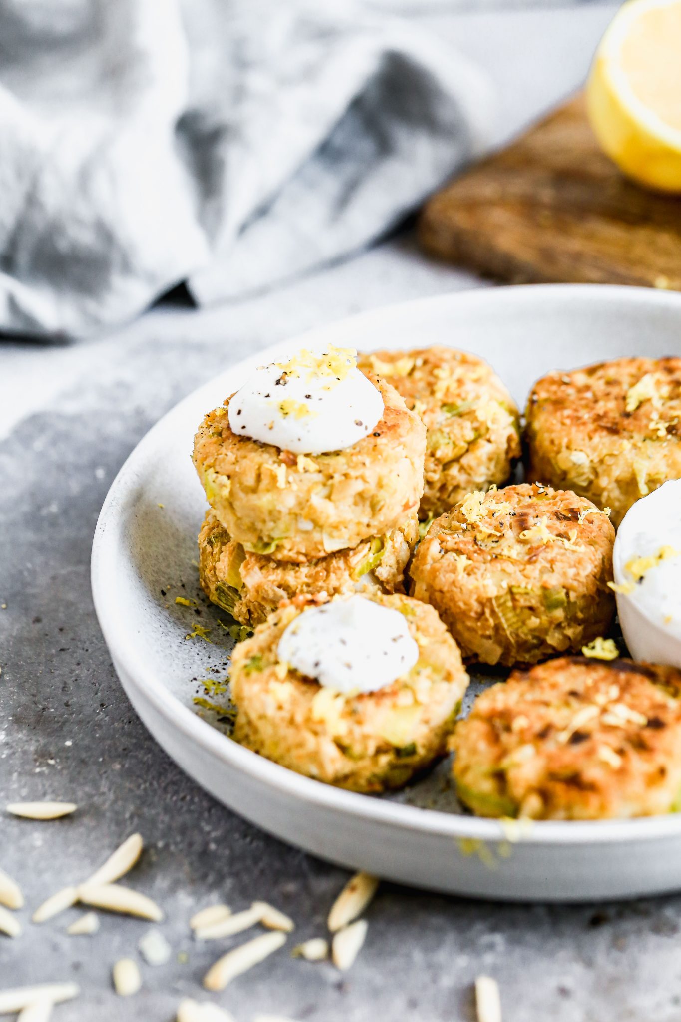 Crispy Baked Lemon Chickpea Cakes Cooking for Keeps