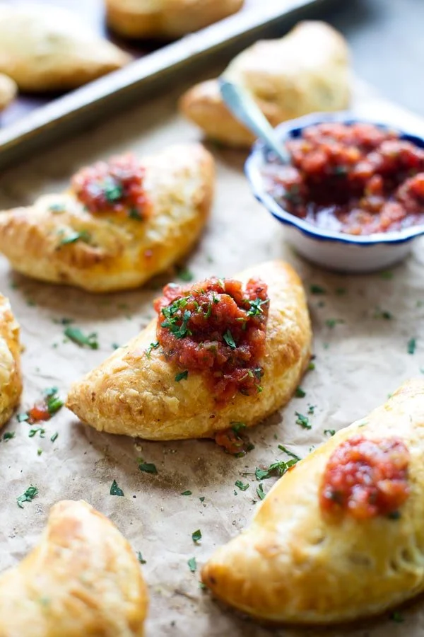 Creamy Jalapeño Chicken Empanadas 