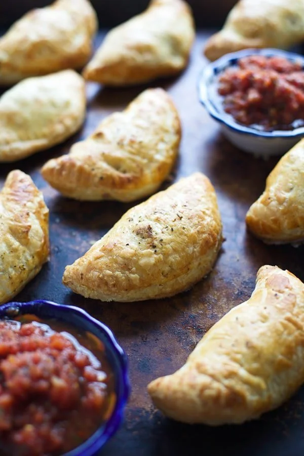 Creamy Jalapeño Chicken Empanadas 