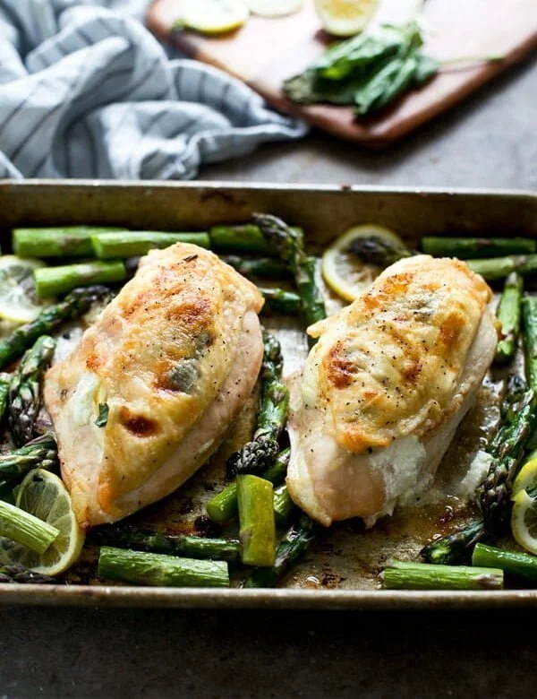 Goat Cheese and Lemon Stuffed Chicken