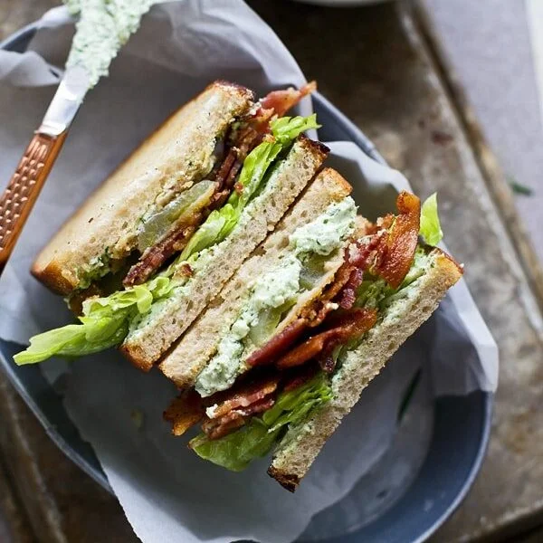 Fried Green Tomato & Goat Cheese BLT