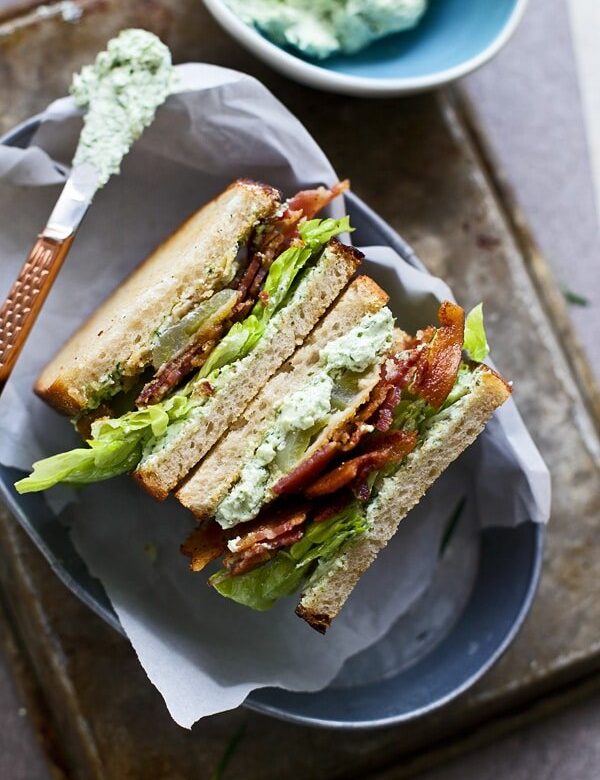 Fried Green Tomato & Goat Cheese BLT