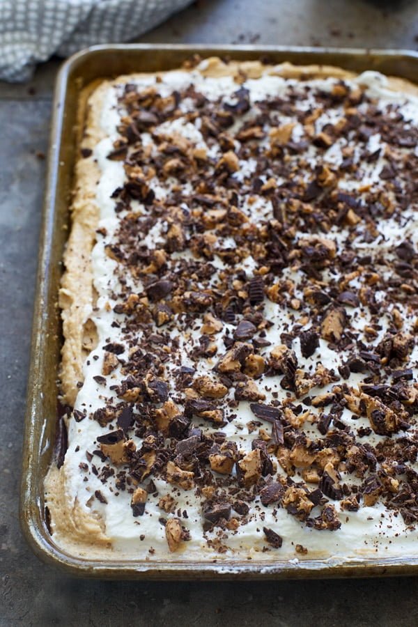 Five layer peanut butter pie