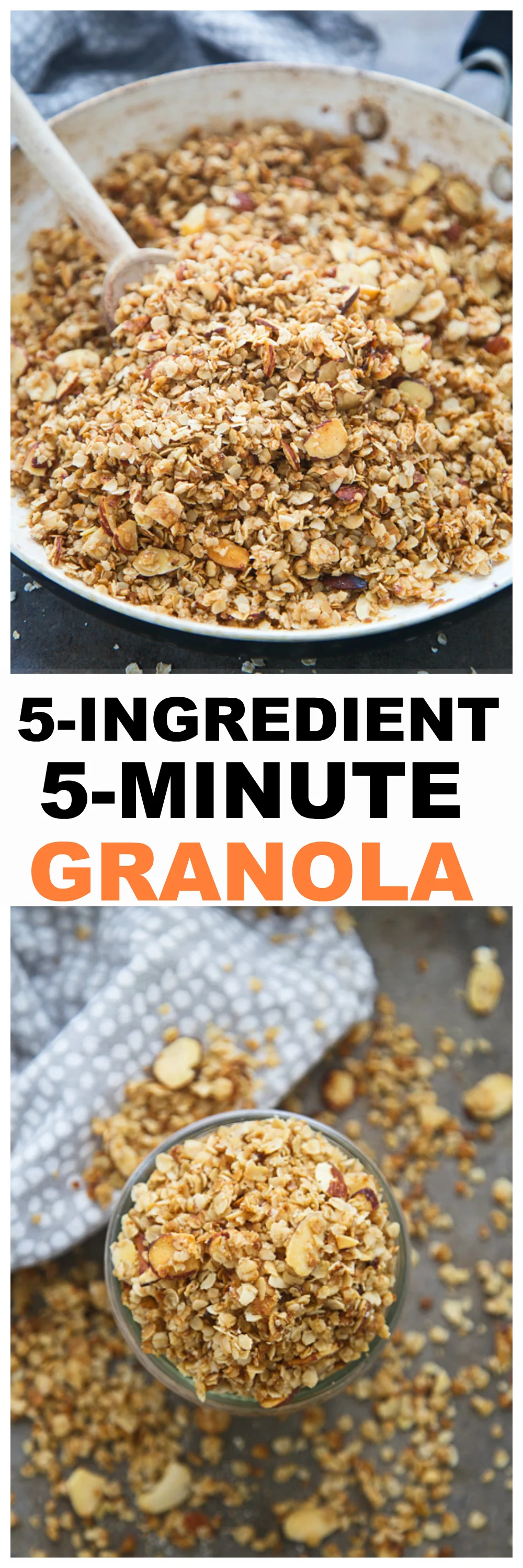 5-Ingredient, 5-Minute Stovetop Granola
