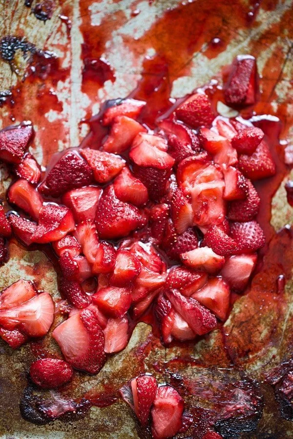 Roasted strawberries