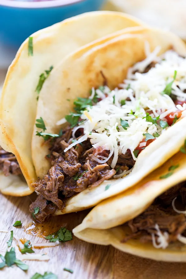 Best Spicy Shredded Beef Tacos