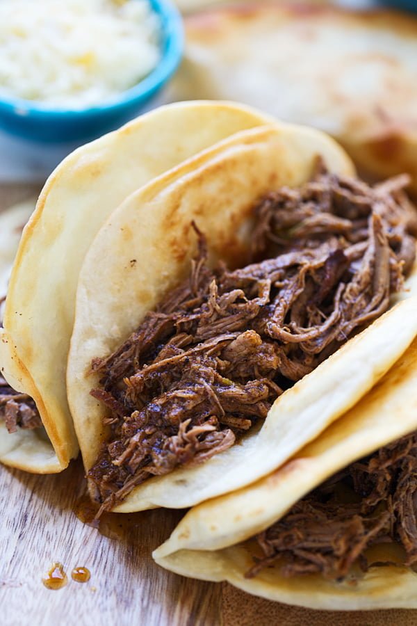 Best Spicy Shredded Beef Tacos