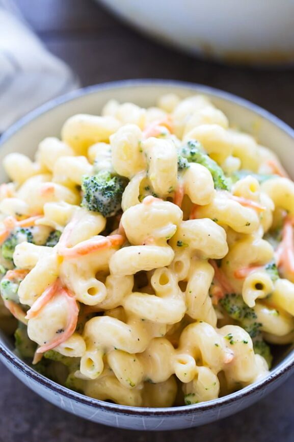 Broccoli Cheddar Soup Mac and Cheese Cooking for Keeps