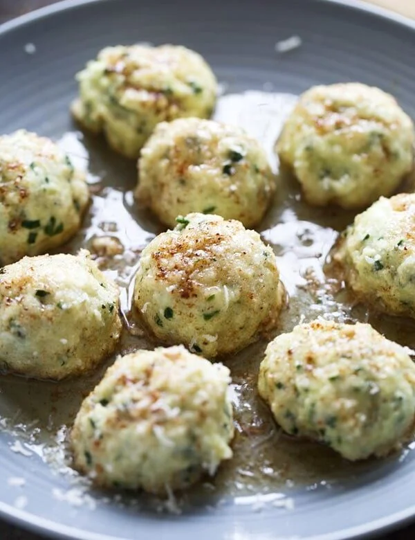 Spinach & Ricotta Gnudi with Brown Butter