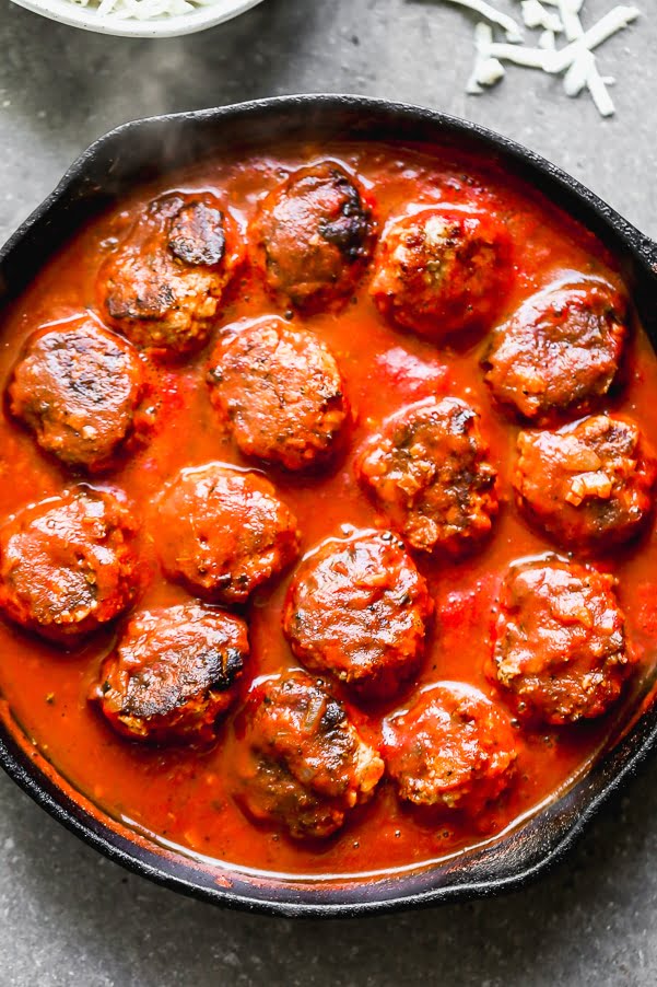 Turkey Meatballs in Marinara Sauce