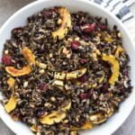 Wild Rice & Delicata Squash with Brown Butter Vinaigrette