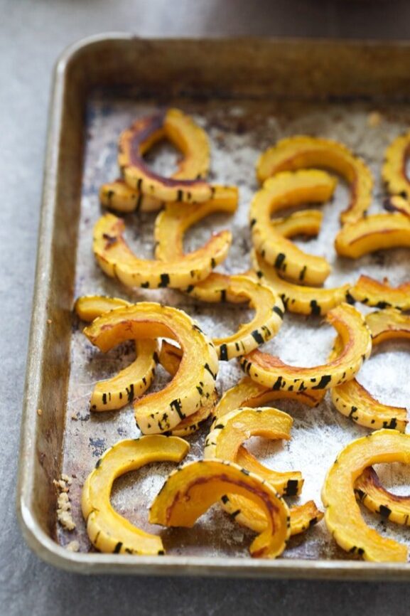 Wild Rice & Delicata Squash with Brown Butter Vinaigrette Cooking for