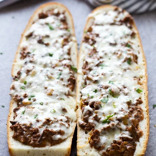 Beef Stroganoff French Bread Toasts