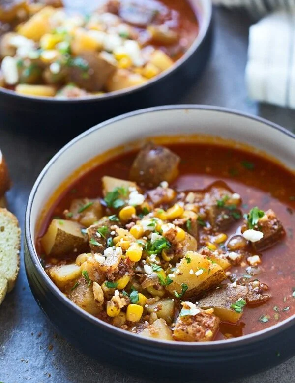 Easy Chorizo & Potato Soup
