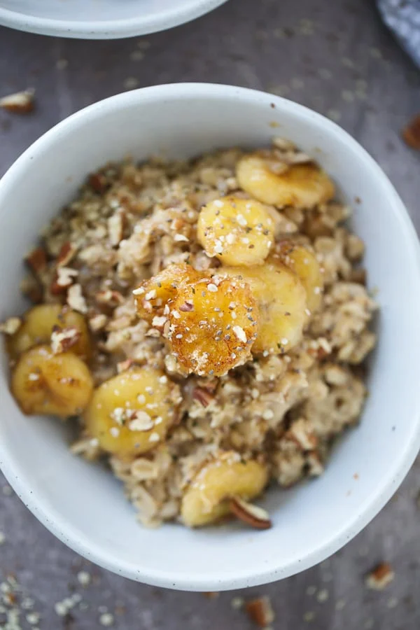 Bananas Foster Rolled Oats