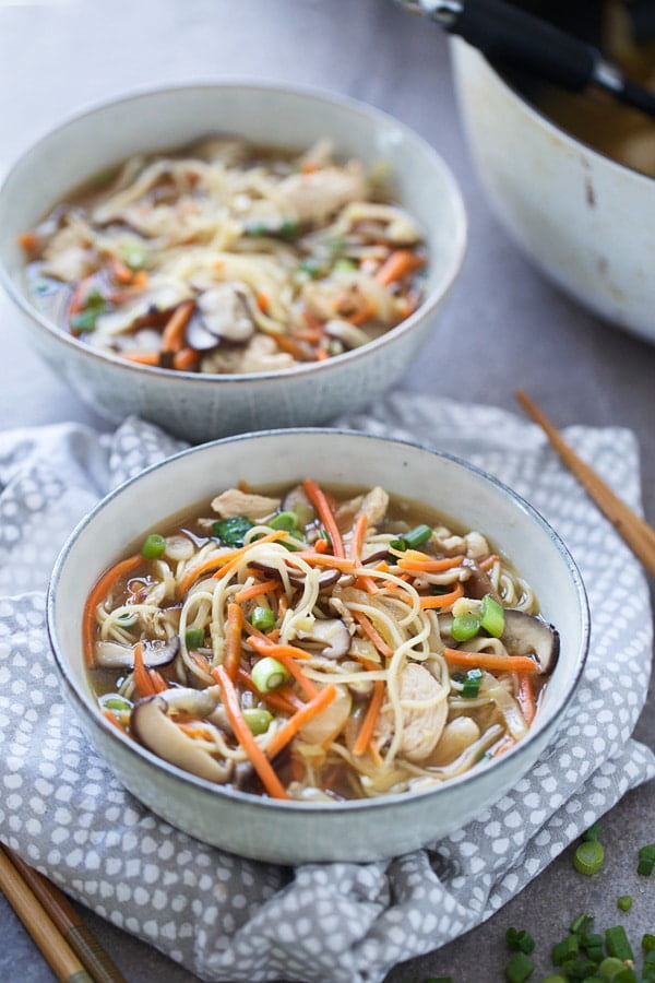 Easy Asian Chicken Noodle Soup