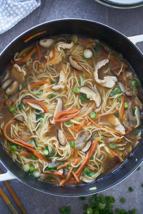 Easy Asian Chicken Noodle Soup Cooking for Keeps