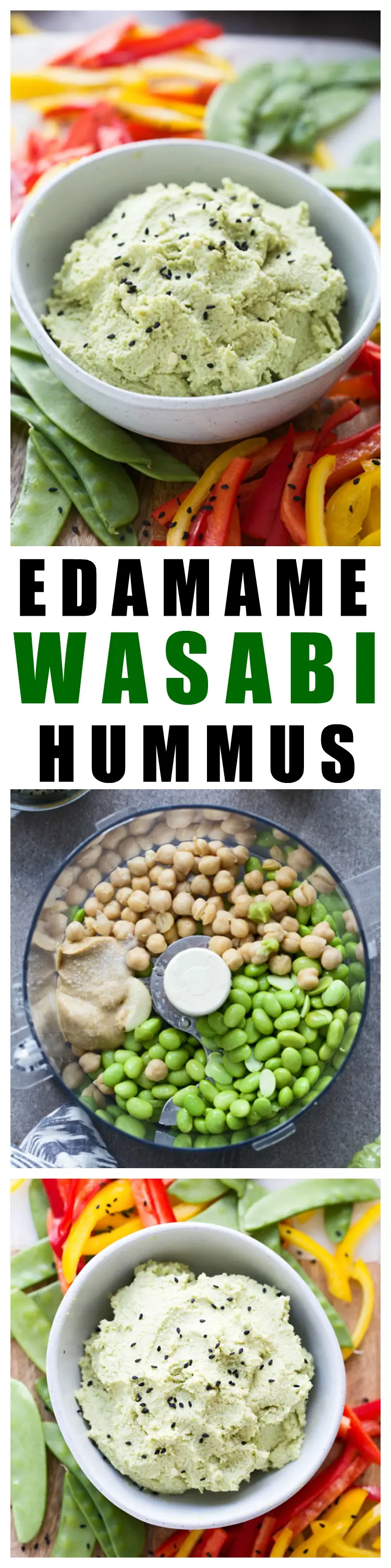 Wasabi Edamame Hummus